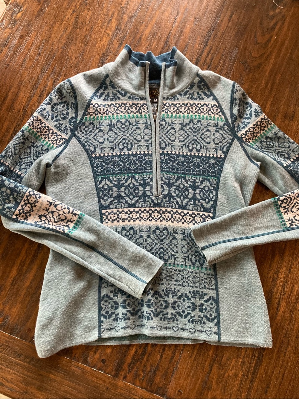 Icelandic Design Hayley Merino Wool 1/2-Zip Sweater - Picture 10 of 12